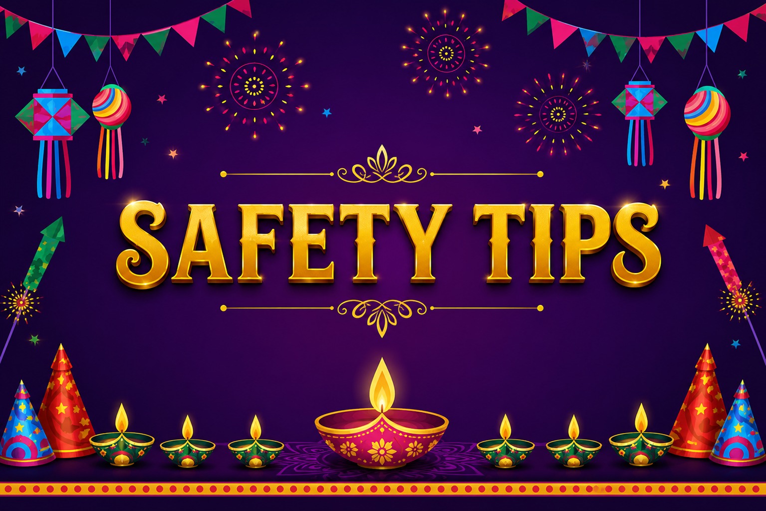 Safety Tips Sri Vannamayil Crackers